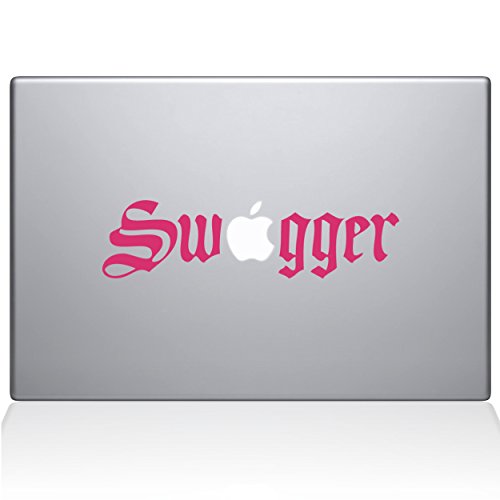 The Decal Guru 0116-MAC-13X-BG Swagger Vinyl Sticker, 13" MacBook Pro (2016 & Newer), Pink von The Decal Guru
