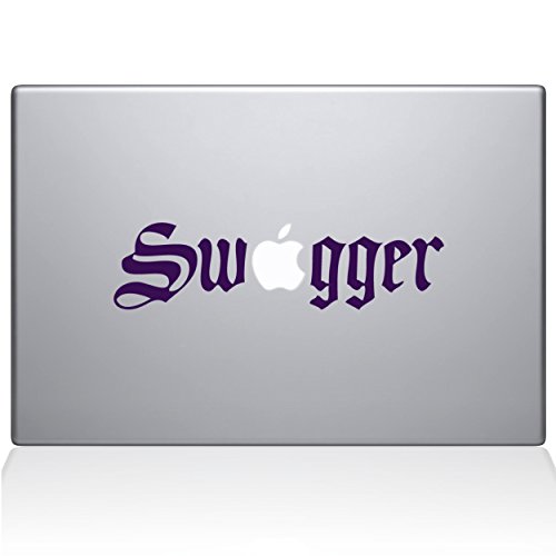 The Decal Guru 0116-MAC-15X-LAV Swagger Vinyl Sticker, 15" MacBook Pro (2016 & Newer), Purple von The Decal Guru