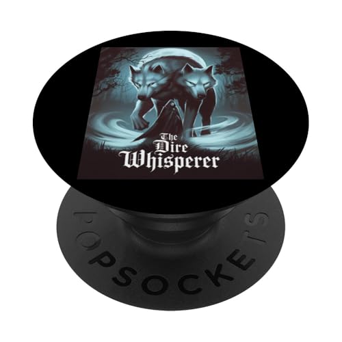 White Dire Wolf Reunion Remos und Romulus der Schreckensflüsterer PopSockets Klebender PopGrip von The Dire Wolf Return Wolves Lover