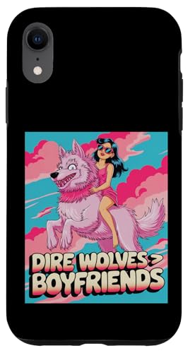 White Dire Wolf Reunion Remos und Romulus über Freunde Hülle für iPhone XR White Dire Wolf Reunion Remos und Romulus über Freunde Hülle für iPhone XR von The Dire Wolf Return Wolves Lover