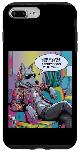 Witzige weiße schreckliche Wölfe Remos Romulus Angry Dogs With Vibes Hülle für iPhone 7 Plus/8 Plus Witzige weiße schreckliche Wölfe Remos Romulus Angry Dogs With Vibes Hülle für iPhone 7 Plus/8 Plus von The Dire Wolf Return Wolves Lover