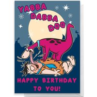 Flintstones Happy Birthday Greetings Card - Standard Card von The Flintstones