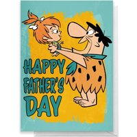 Flintstones Happy Father's Day Greetings Card - Standard Card von The Flintstones