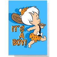 Flintstones New Baby Boy Greetings Card - Standard Card von The Flintstones