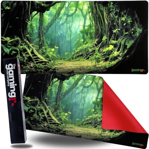 The Gaming Mat Company Einzelspieler-MTG-Spielmatte und Gaming-Mauspad – 28" x 14" Forest, Kompatibel Mit Magic The Gathering-Spielmatten, MTG-Karten, Großes Mauspad The Gaming Mat Company Einzelspieler-MTG-Spielmatte und Gaming-Mauspad – 28" x 14" Forest, Kompatibel Mit Magic The Gathering-Spielmatten, MTG-Karten, Großes Mauspad von The Gaming Mat Company