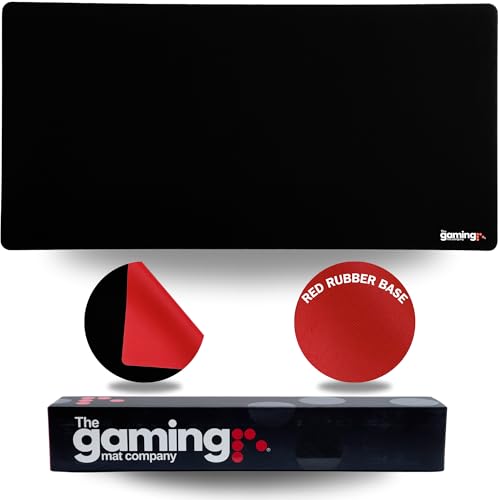 The Gaming Mat Company Einzelspieler-MTG-Spielmatte und Gaming-Mauspad–71,1 x 35,6 cm, schwarzes Gaming-Mauspad, kompatibel mit Magic The Gathering Spielmatten, Karten, Gaming-Mauspad, großes Mauspad von The Gaming Mat Company