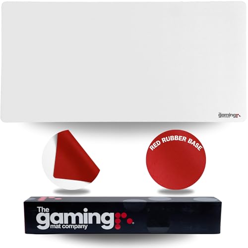 The Gaming Mat Company Einzelspieler-MTG-Spielmatte und Gaming-Mauspad–71,1 x 35,6 cm, weißes Gaming-Mauspad, kompatibel mit Magic The Gathering Spielmatten, MTG-Karten, Gaming-Mauspad, großes Mauspad The Gaming Mat Company Einzelspieler-MTG-Spielmatte und Gaming-Mauspad–71,1 x 35,6 cm, weißes Gaming-Mauspad, kompatibel mit Magic The Gathering Spielmatten, MTG-Karten, Gaming-Mauspad, großes Mauspad von The Gaming Mat Company