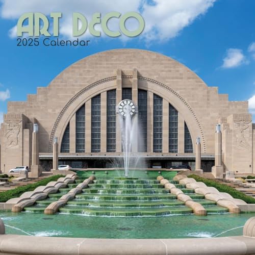 Art Deco – Kunst 2025 – 16-Monatskalender: Original The Gifted Stationery Co. Ltd [Mehrsprachig] [Kalender] (Wall-Kalender) von The Gifted Stationery