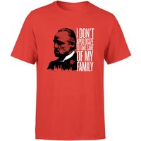 The Godfather I Dont Apologize Herren T-Shirt - Rot - S von Original Hero