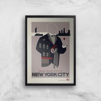 The Godfather Visit New York Giclee Art Print - A2 - Print Only von The Godfather