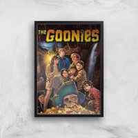 The Goonies Classic Cover Giclee Art Print - A2 - Black Frame von The Goonies