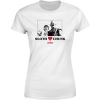 The Goonies Sloth Love Chunk Herren T-Shirt - Weiß - M von The Goonies