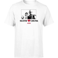 The Goonies Sloth Love Chunk Herren T-Shirt - Weiß - S von The Goonies