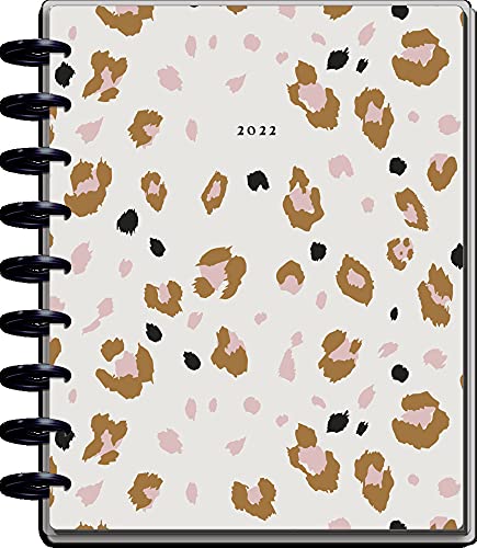 The Happy Planner Klassischer 12-Monatsplaner – neutrales Dschungel-Thema – Januar 2022 – Dezember 2022 – Vertikales Layout – Monats- und Wochenansicht – 22,2 x 24,8 cm von The Happy Planner