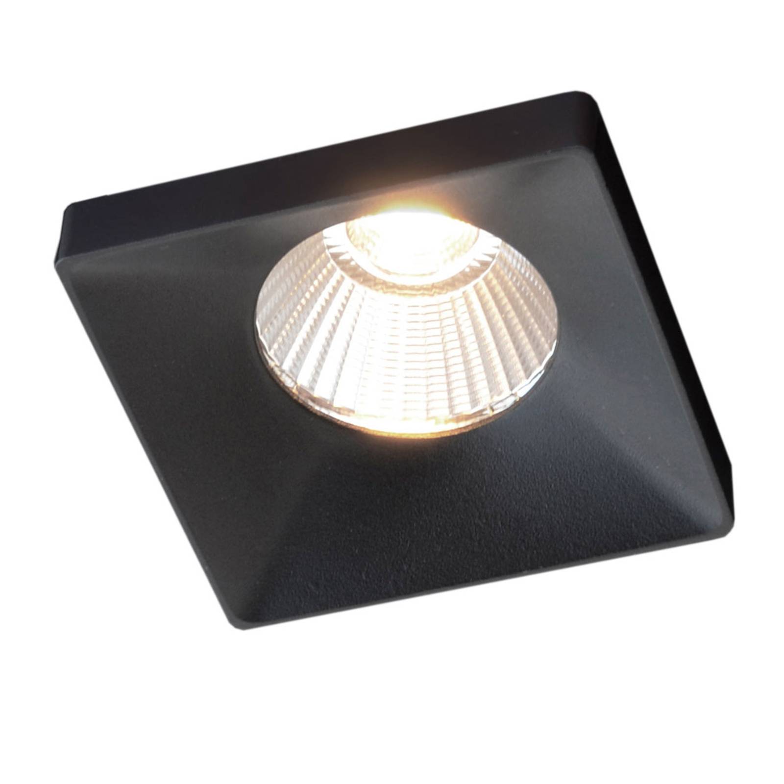 GF design Squary Einbaulampe IP54 schwarz 3.000 K von The Light Group
