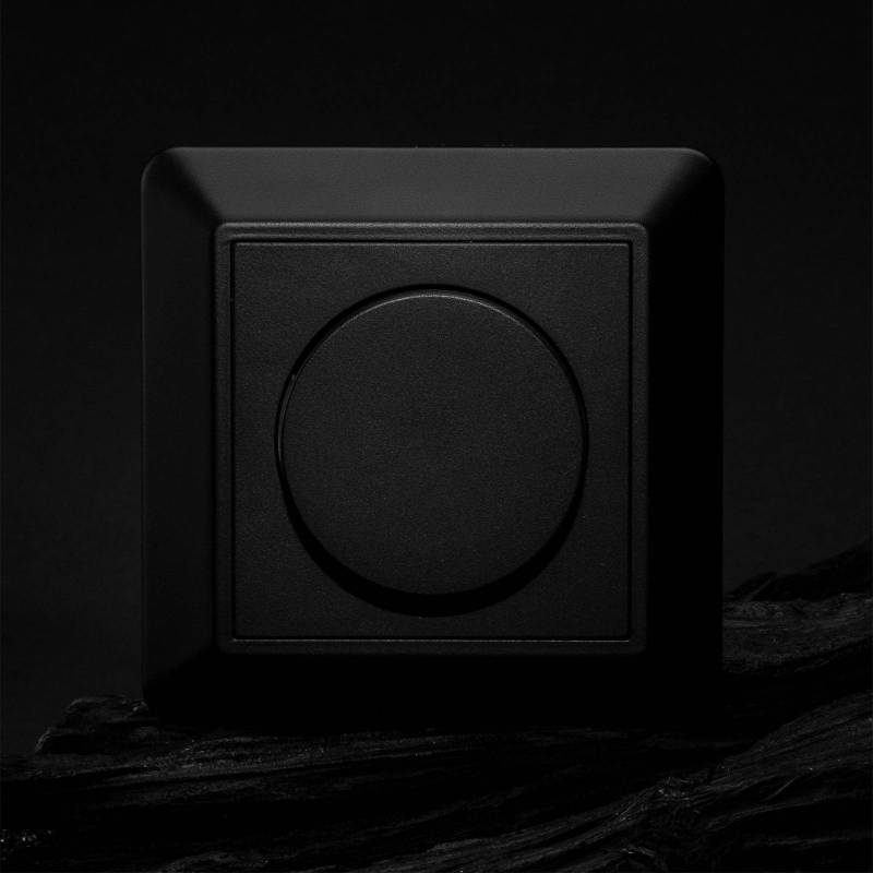 SLC Abdeckung für SmartOne AC Wanddimmer, schwarz von The Light Group