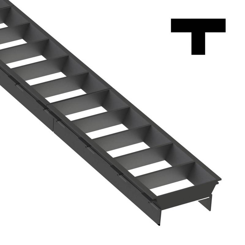 SLC Blendschutzraster Click T joint, schwarz, Kunststoff von The Light Group