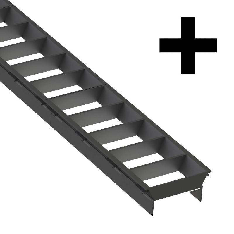 SLC Blendschutzraster Click X joint, schwarz, Kunststoff von The Light Group