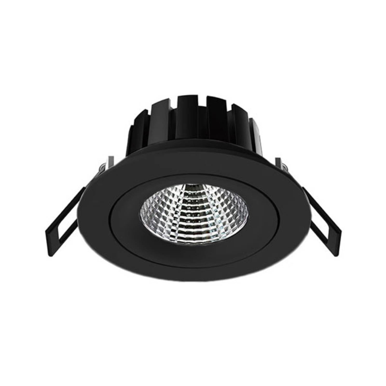 SLC DL04 LED-Einbauleuchte schwarz 2.700 K von The Light Group