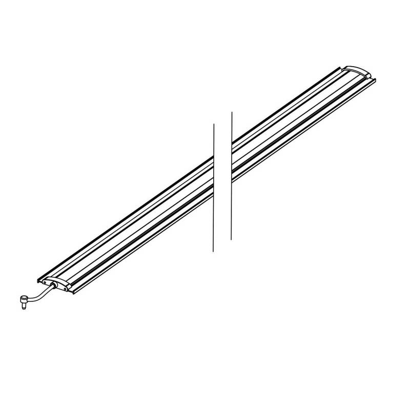 SLC LED-Auflicht-Modul Click für Länge 56 cm, schwarz, CCT von The Light Group