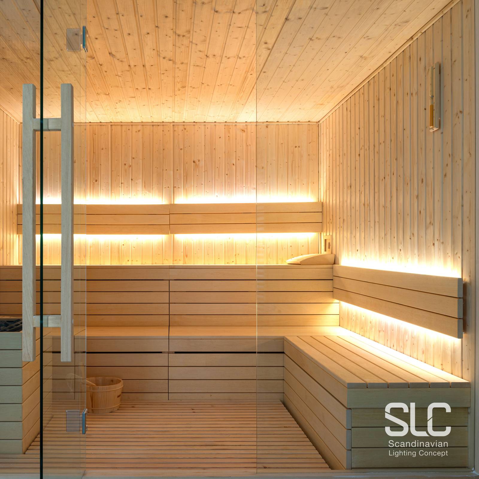 SLC LED-Strip Sauna bis 105°C, 24V IP67 5m 2.700K von The Light Group