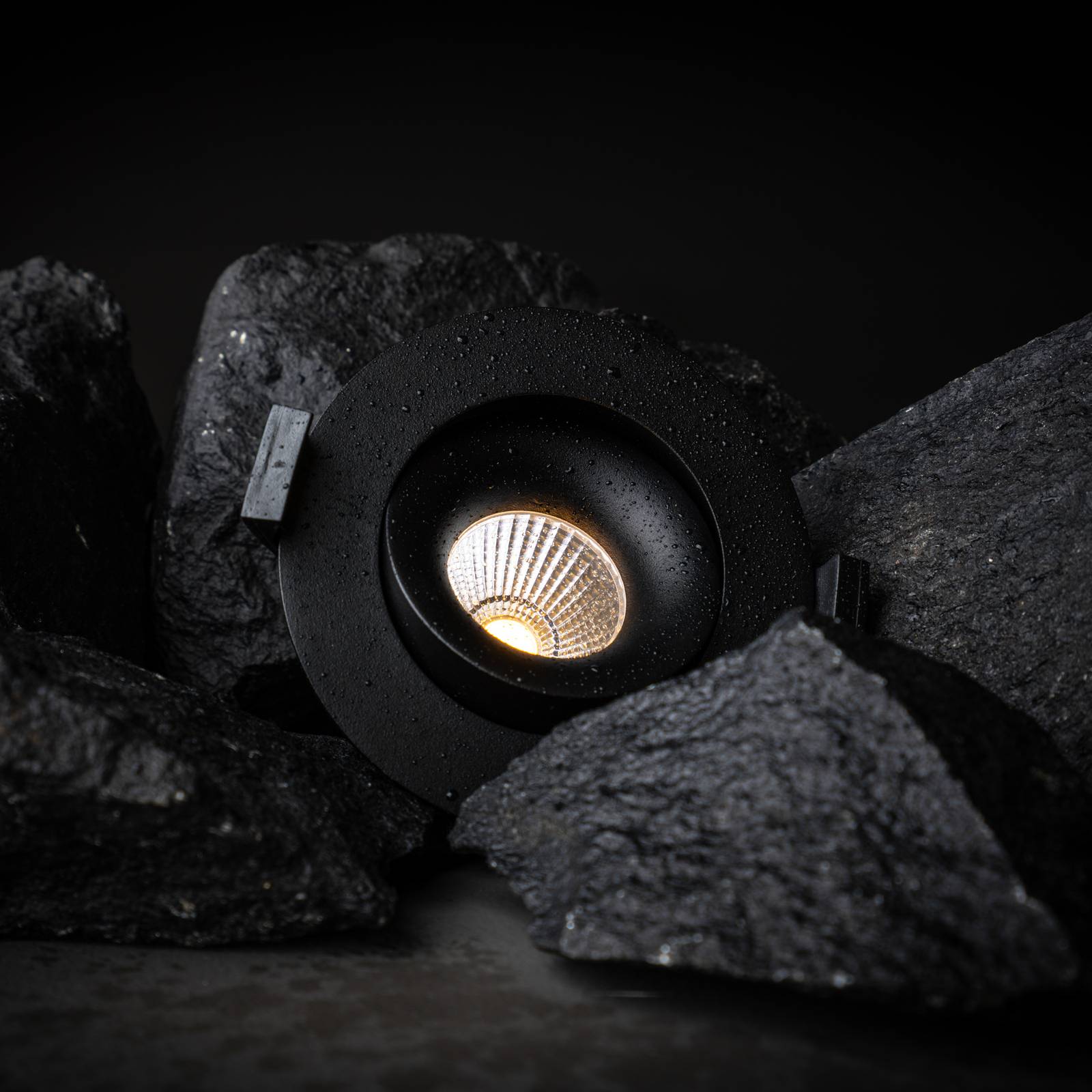 SLC OnePro LED-Einbau-Downlight schwarz 3.000 K von The Light Group