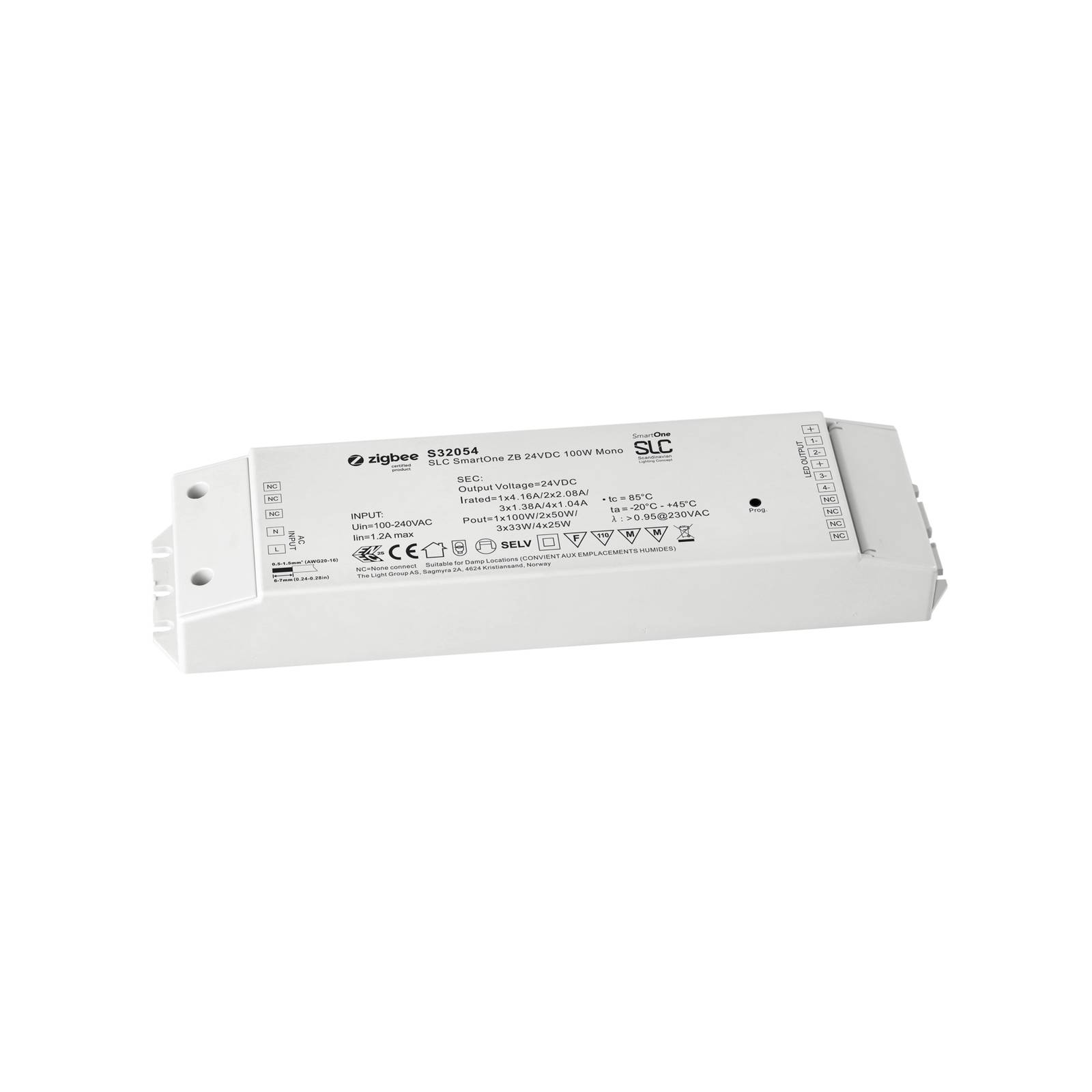 SLC SmartOne Netzteil S32054 24V 96W Mono ZigBee SLC SmartOne Netzteil S32054 24V 96W Mono ZigBee von The Light Group