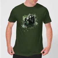 The Lord Of The Rings Aragorn Colour Splash Men's T-Shirt - Forest Green - XS von The Lord Of The Rings