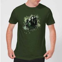 The Lord Of The Rings Aragorn Colour Splash Men's T-Shirt - Forest Green - S von The Lord of the Rings