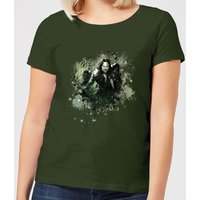 The Lord Of The Rings Aragorn Colour Splash Women's T-Shirt - Forest Green - L von The Lord of the Rings