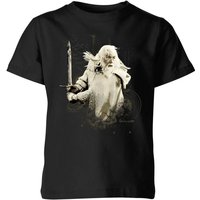 The Lord Of The Rings Gandalf Kids' T-Shirt - Black - 9-10 Jahre von Original Hero