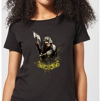 The Lord Of The Rings Gimli Women's T-Shirt - Black - L von The Lord of the Rings