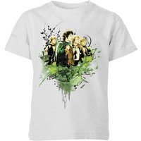The Lord Of The Rings Hobbits Kids' T-Shirt - Grey - 11-12 Jahre von Original Hero
