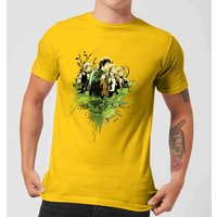 The Lord Of The Rings Hobbits Men's T-Shirt - Yellow - L von The Lord of the Rings
