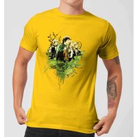 The Lord Of The Rings Hobbits Men's T-Shirt - Yellow - XL von Original Hero