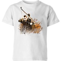 The Lord Of The Rings Legolas Kids' T-Shirt - White - 11-12 Jahre von The Lord of the Rings