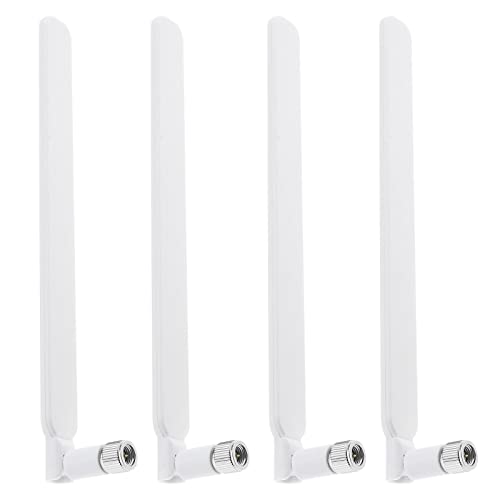 4 Stück Antenne 4G LTE Antenne SMA Signalverstärker 5dBi Antenne WiFi Wireless kompatibel mit Huawei B310s B593s B315 B310 E5186s Series CPE Router 19 cm weiß von The Lord of the Tools