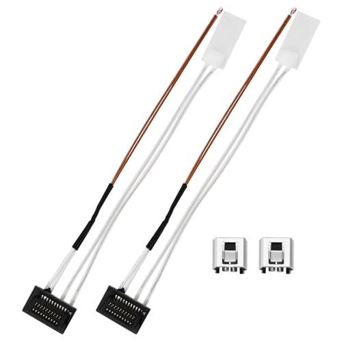 The Lord of the Tools 2 Sets 3D-Drucker Keramik-Heizthermistor mit Befestigungsclip 24 V 48 W Heizrohr Kompatibel mit Bambu Lab P1P P1S 9,5 cm von The Lord of the Tools