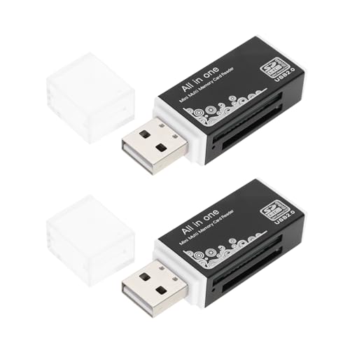 The Lord of the Tools 2PCS SD-Kartenleser auf USB-Adapter 4-in-1 für MS Duo Pro M2-Karte SDXC SDHC MMC RS-MMC Micro SDXC Micro SDHC Und TF-Karte von The Lord of the Tools