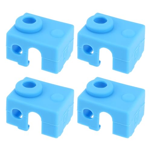The Lord of the Tools 4 x 3D-Drucker-Heizblock-Silikonsocken, kompatibel mit Prusa MK3 MK3S, kompatibel mit E3D V6 PT100, Blau von The Lord of the Tools