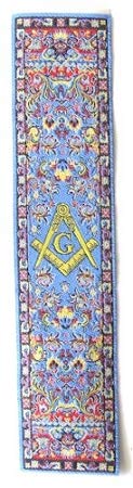 The Masonic Exchange Lesezeichen - Blau, Polyester, 17,8 x 5,1 cm, 1 Stück von The Masonic Exchange