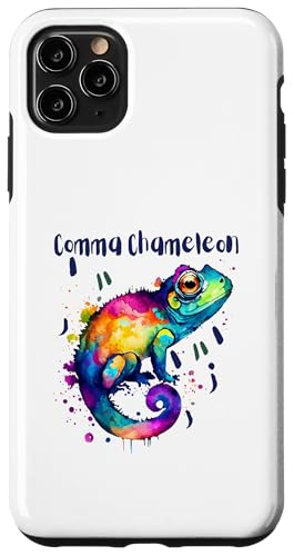 Comma Chamäleon | Buntes Grammatik-Wortspiel Hülle für iPhone 11 Pro Max Comma Chamäleon | Buntes Grammatik-Wortspiel Hülle für iPhone 11 Pro Max von The Mildly Legendary & Half-Decent Co.