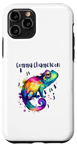 Comma Chamäleon | Buntes Grammatik-Wortspiel Hülle für iPhone 11 Pro Comma Chamäleon | Buntes Grammatik-Wortspiel Hülle für iPhone 11 Pro von The Mildly Legendary & Half-Decent Co.