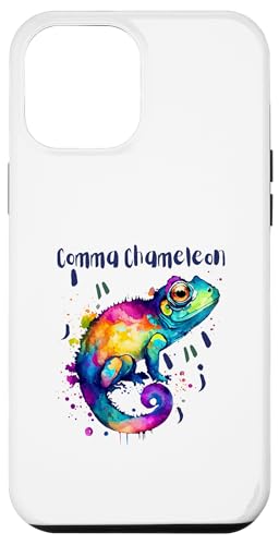 Comma Chamäleon | Buntes Grammatik-Wortspiel Hülle für iPhone 12 Pro Max Comma Chamäleon | Buntes Grammatik-Wortspiel Hülle für iPhone 12 Pro Max von The Mildly Legendary & Half-Decent Co.