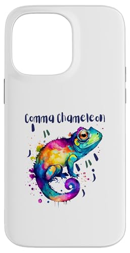 Comma Chamäleon | Buntes Grammatik-Wortspiel Hülle für iPhone 14 Pro Max Comma Chamäleon | Buntes Grammatik-Wortspiel Hülle für iPhone 14 Pro Max von The Mildly Legendary & Half-Decent Co.