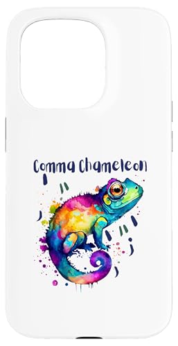 Comma Chamäleon | Buntes Grammatik-Wortspiel Hülle für iPhone 15 Pro Comma Chamäleon | Buntes Grammatik-Wortspiel Hülle für iPhone 15 Pro von The Mildly Legendary & Half-Decent Co.