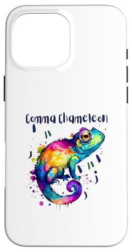 Comma Chamäleon | Buntes Grammatik-Wortspiel Hülle für iPhone 16 Pro Max Comma Chamäleon | Buntes Grammatik-Wortspiel Hülle für iPhone 16 Pro Max von The Mildly Legendary & Half-Decent Co.