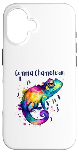 Comma Chamäleon | Buntes Grammatik-Wortspiel Hülle für iPhone 16 Comma Chamäleon | Buntes Grammatik-Wortspiel Hülle für iPhone 16 von The Mildly Legendary & Half-Decent Co.