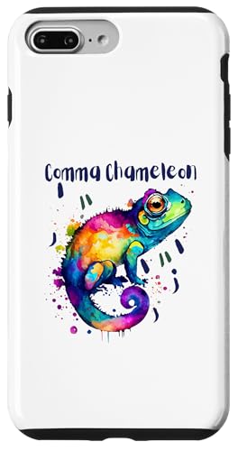 Comma Chamäleon | Buntes Grammatik-Wortspiel Hülle für iPhone 7 Plus/8 Plus Comma Chamäleon | Buntes Grammatik-Wortspiel Hülle für iPhone 7 Plus/8 Plus von The Mildly Legendary & Half-Decent Co.