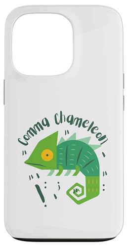Comma Chamäleon | Lustiges Grammatik-Satzzeichen Wortspiel Hülle für iPhone 13 Pro Comma Chamäleon | Lustiges Grammatik-Satzzeichen Wortspiel Hülle für iPhone 13 Pro von The Mildly Legendary & Half-Decent Co.